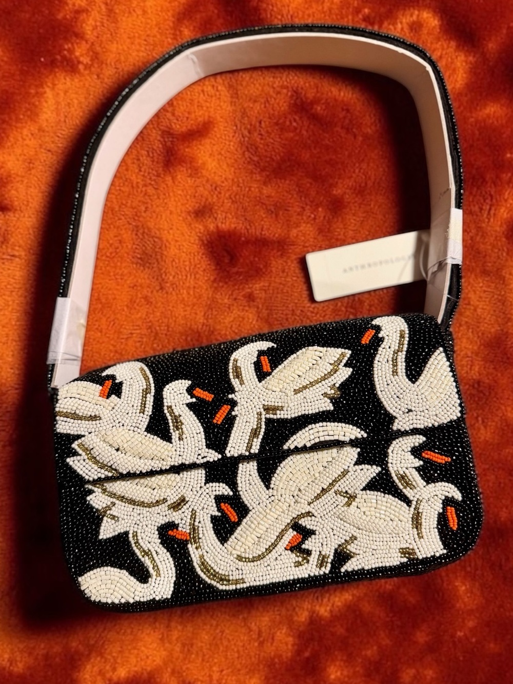 Anthropologie’s Fiona Beaded Bag: Animal Edition 🦢